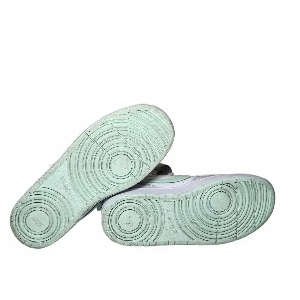 NIKE COURT BOROUGH 2 MID PUREPLATINUM MINT FOAM SHOES SZ.4.5Y